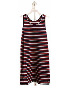 VINEYARD VINES  RED  STRIPED  KNIT DRESS
