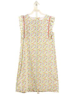 LITTLE ENGLISH  MULTI-COLOR  FLORAL  DRESS WITH RUFFLE