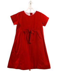 LITTLE ENGLISH  RED    DRESS WITH BOW