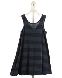 MABO  NAVY LINEN STRIPED  DRESS