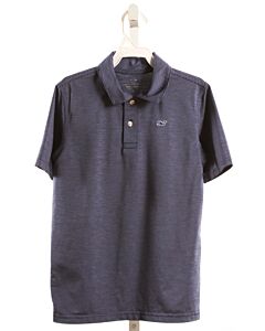 VINEYARD VINES  NAVY  STRIPED  KNIT SS SHIRT