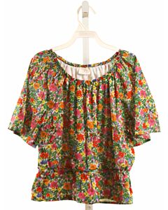 CREWCUTS  GREEN  FLORAL  DRESS SHIRT
