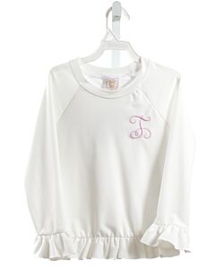 LITTLE BEAR SMOCKS  WHITE    RASH GUARD