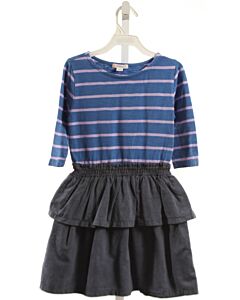 CREWCUTS  BLUE  STRIPED  KNIT DRESS