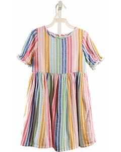 MINI BODEN  MULTI-COLOR  STRIPED  DRESS