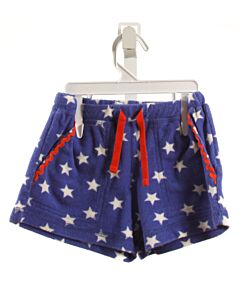 MINI BODEN  BLUE TERRY CLOTH   SHORTS WITH RIC RAC