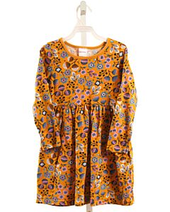 HANNA ANDERSSON  MUSTARD  FLORAL  KNIT DRESS