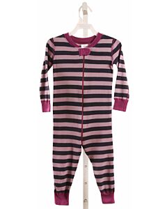 HANNA ANDERSSON  PURPLE  STRIPED  LOUNGEWEAR