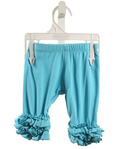 CHEEKY PLUM  AQUA    LEGGINGS WITH RUFFLE