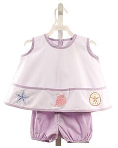 THE BEAUFORT BONNET COMPANY  LAVENDER   APPLIQUED 2-PIECE OUTFIT