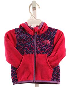 NORTH FACE  HOT PINK FLEECE POLKA DOT  OUTERWEAR