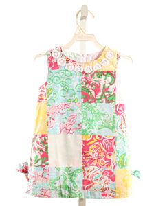 LILLY PULITZER  MULTI-COLOR  CHECK  DRESS