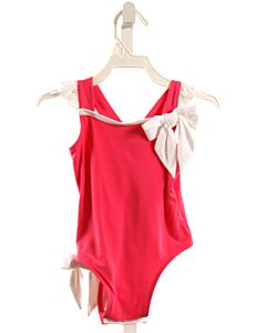 THE BEAUFORT BONNET COMPANY  HOT PINK    1-PIECE SWIMSUIT WITH BOW