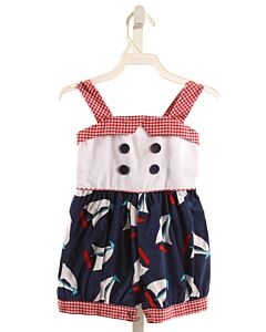 KELLY'S KIDS  NAVY    ROMPER