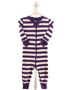 HANNA ANDERSSON  PURPLE  STRIPED  LOUNGEWEAR