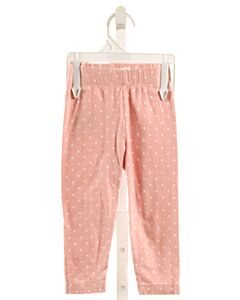 BABY BODEN  LT PINK  POLKA DOT  LEGGINGS WITH PICOT STITCHING