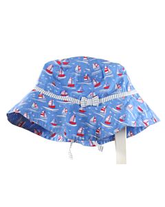JOJO MAMAN BEBE  BLUE    HAT  WITH BOW