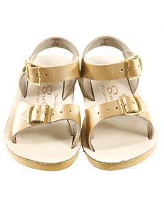 SUN SANS/ SALTWATER SANDALS GOLD SANDALS *THIS ITEM IS GENTLY USED WITH MINOR SIGNS OF WEAR (MINOR SIGNS OF WEAR) *VGU SIZE TODDLER 7