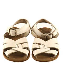 SUN SANS/ SALTWATER SANDALS WHITE SANDALS  *VGU SIZE TODDLER 4