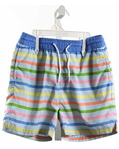 THE BEAUFORT BONNET COMPANY  MULTI-COLOR  STRIPED  SWIM TRUNKS