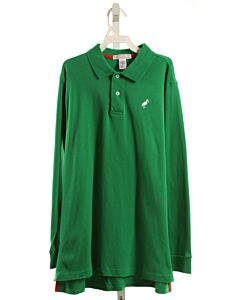 THE BEAUFORT BONNET COMPANY  GREEN    KNIT LS SHIRT