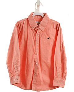 PROPERLY TIED  ORANGE  GINGHAM  DRESS SHIRT