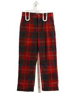 THE BEAUFORT BONNET COMPANY  RED  PLAID  PANTS