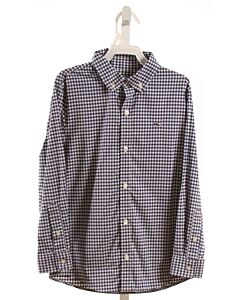 VINEYARD VINES  NAVY  GINGHAM  DRESS SHIRT