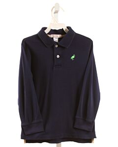 THE BEAUFORT BONNET COMPANY  NAVY    KNIT LS SHIRT