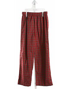 HANNAH KATE  RED  PLAID  PANTS