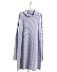 THE BEAUFORT BONNET COMPANY  LT BLUE  STRIPED  KNIT DRESS