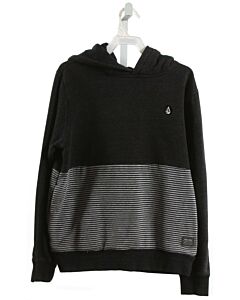 VOLCOM  BLACK  STRIPED  PULLOVER