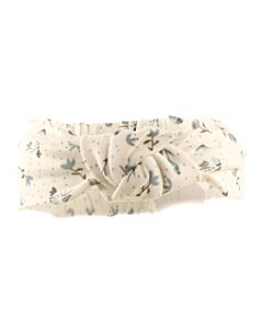 MORI  LT BLUE  FLORAL  HEADBAND