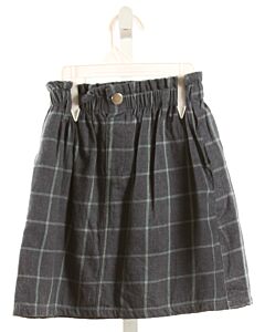 BELLA BLISS  NAVY  WINDOWPANE  SKIRT