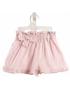 LITTLE ENGLISH  PINK SEERSUCKER   SHORTS WITH BOW