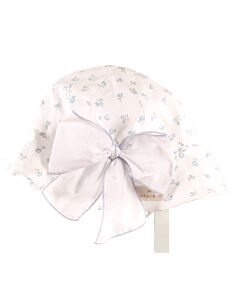 SAL & PIMENTA  LT BLUE  FLORAL  HAT  WITH BOW