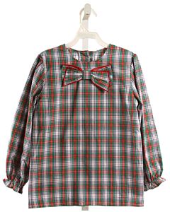 THE BEAUFORT BONNET COMPANY  RED  PLAID  DRESS SHIRT