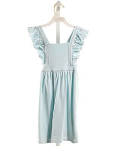 SQUIGGLES  BLUE  STRIPED  KNIT DRESS WITH RUFFLE