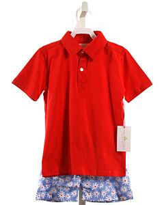 CECIL & LOU  RED  FLORAL  2-PIECE OUTFIT