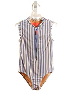 CREWCUTS  BLUE  STRIPED  1-PIECE SWIMSUIT