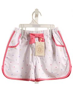 THE BEAUFORT BONNET COMPANY  WHITE  POLKA DOT  SHORTS