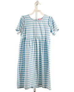 BISBY BY LITTLE ENGLISH  BLUE  STRIPED  KNIT DRESS