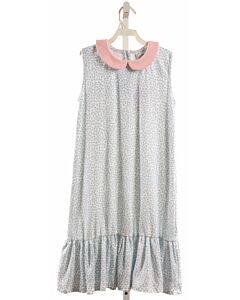 GRACE & JAMES  BLUE  FLORAL  KNIT DRESS