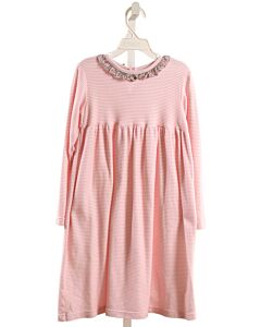 PEGGY GREEN  PINK  STRIPED  KNIT DRESS
