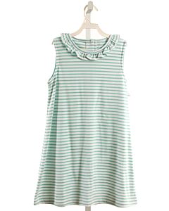 ZUCCINI  MINT  STRIPED  KNIT DRESS