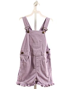DOTTY DUNGAREES  PURPLE    ROMPER WITH RUFFLE