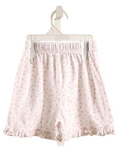 LUIGI  WHITE KNIT  PRINTED DESIGN SHORTS