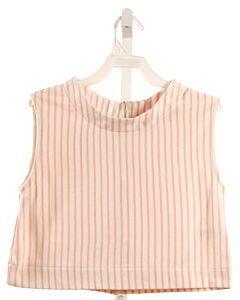 ZARA  PINK  STRIPED  SLEEVELESS SHIRT