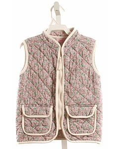 PEGGY GREEN  PINK  FLORAL  VEST