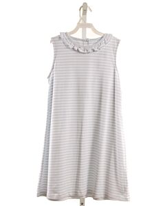 ZUCCINI  BLUE  STRIPED  KNIT DRESS